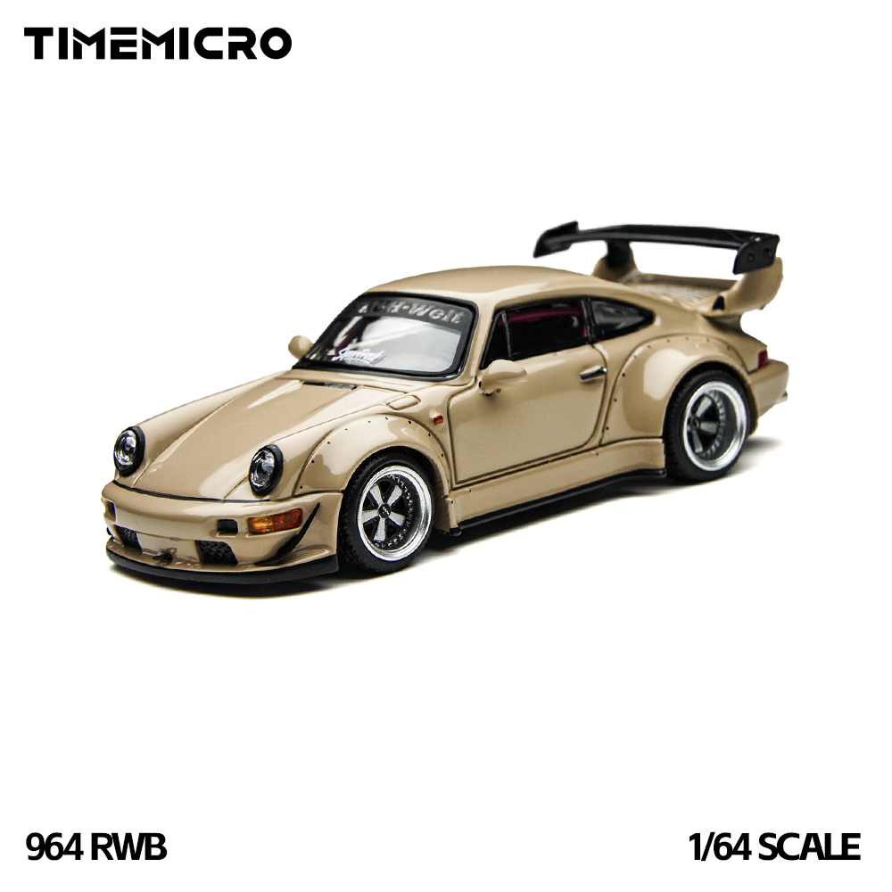 Battery Case Storage - TimeMicro1:64 RWB 964 Beige Cadeauset Die-cast