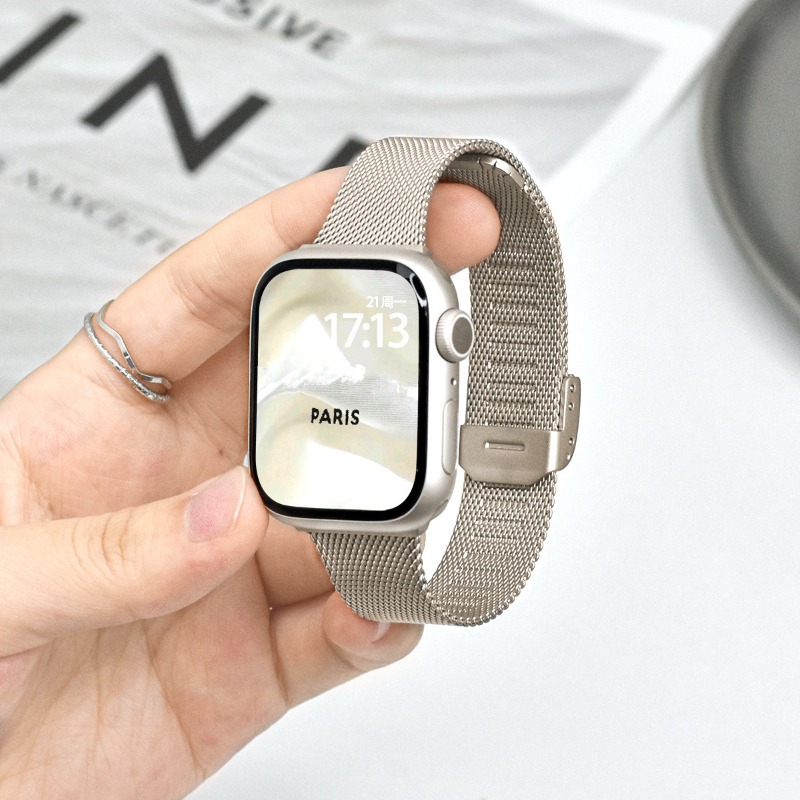 Milanese Loop voor Apple Watch - Mesh Coil Strip recensie en prijs