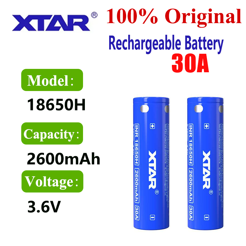 Originele XTAR 18650 2600mAh B - Vape Battery 18650 recensie en prijs